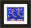 New York Rangers Framed Chris Druy / Scott Gomez Photo NHL Hockey