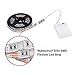 TEQIN 200CM 5050 Waterproof IP65 RGB LED Strip Lights with Battery Box Lamp 4.5V for Home Outdoor Lighting Craft Hobby Light Decoration