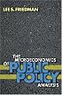 The Microeconomics of Public Policy Analysis
