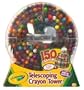 Crayola 52-0029 Crayola 150-Count Telescoping Crayon Tower, Storage Case, Sharpener