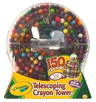 Crayola 150-Count Telescoping Crayon Tower