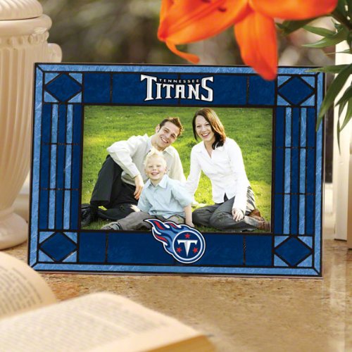 Tennessee Titans Art Glass Horizontal Frame