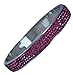 Sophistikitty Hinged Bangle: with 4 Rows of Beautiful Sparkly Crystal Rhinestones- 10mm in Width