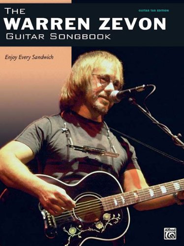 Warren Zevon Guitar Songbook - Guitar Personality