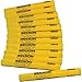 Dixon Lumber Crayon, Permanent, Yellow, 12-Count (49600)