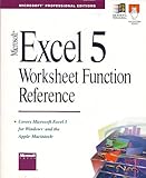Microsoft Excel 5 worksheet function reference