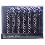 New York Giants Candy Cane Ornaments