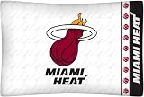 Best Quality Micro Fiber Pillow Case - Miami Heat NBA /Color White Size Stan