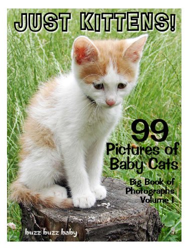 99 Pictures: Just Kitten Photos! Big Book of Baby Cat Photographs Vol. 1 (99 Pictures: Just Kittens!)