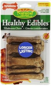 Nylabone Healthy Edible Bacon Bone for Pets, Petite, 8 Count Blister Pack Nylabone Healthy Edible Bacon Bone for Pets, Petite, 8 Count Blister Pack