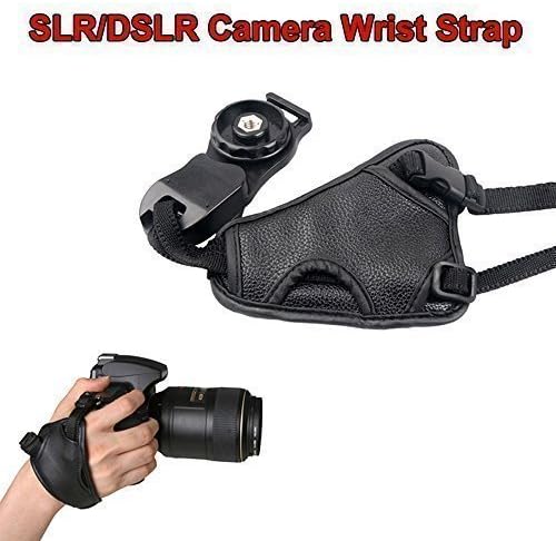 Itinlu WS003 PU Leather Soft Hand Grip Wrist Strap for Nikon D4/D4S/DF D90/D600/D800/D3000/D3100/D5000/D7000/D7100 and for Canon SLR/DSLR Camera