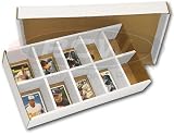 read full review One (1) BCW Sorting Tray (10 Slots) - Corrugated Cardboard Storage Box - Baseball & Other Sports / Gaming Trading Cards Collecting Supplies