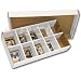 One (1) BCW Sorting Tray (10 Slots) - Corrugated Cardboard Storage Box - Baseball & Other Sports / Gaming Trading Cards Collecting Supplies