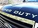F250 2008-2016 FORD SUPERDUTY (9 pieces: stainless steel - FRONT GRILLE GRAPHIC - 