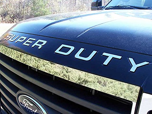 F250 2008-2016 FORD SUPERDUTY (9 pieces: stainless steel - FRONT GRILLE GRAPHIC - 