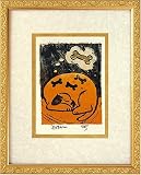 Dreaming Dog Block Print