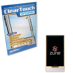 BoxWave Microsoft Zune HD 32GB ClearTouch Crystal Screen Protector - Premium Quality, Ultra Crystal Clear Film Skin to Shield Against Scratches (Includes Lint Free Cleaning Cloth and Applicator Card) - Microsoft Zune HD 32GB Screen Guards and Covers
