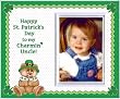 Happy St. Patrick's Day to my Charmin' Uncle Picture Frame Gift