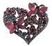 Jodie Rose - 14174 - Broche Femme - Métal - Cristal