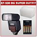 Sigma EF-500 DG Super i-TTL Digital Flash (Nikon i-TTL, D-TTL, TTL) + Sto-Fen Omni-Bounce Diffuser + NiMH Rapid Charger with 2700mAh Rechargeable Batteries - for Nikon D40, D40x, D50, D70, D70s, D80, D100 & D200 and Fuji Finepix S3 & S5 Pro