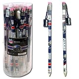 Nfl, New York Giants Jumbo Pencil Case Pack 144
