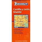 Michelin Castilla Y Leon Madrid Map Spain book cover