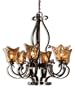 Uttermost 21006 Vetraio 6-Light Chandelier, Oil Rubbed Bronze Finish