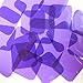 Sequin 40mm Square Shape Vinyl Go Go Trans Purple