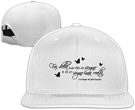Fai Della Tua Vita Un Sogno Cotton Snapback Hats Fans Summer Hats