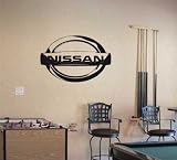garage logos-Garage Wall Nissan Emblem Logo Decal Sticker Art 15