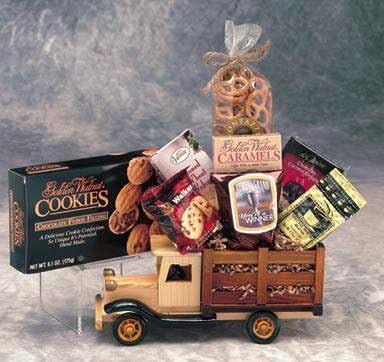 Executive Antique Truck Gift Set - Small Brown