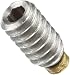 Tools & Hardware : Stainless Steel Set Screw, Hex Socket Drive, Brass Tip, #4-40, 1/8" Length (Pack of 1)