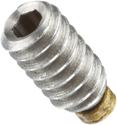 Stainless Steel Set Screw, Hex Socket Drive, Brass Tip