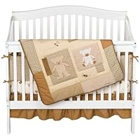 Eddie Bauer 4 Piece Crib Set Teddy Bear