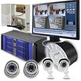 8 Channel 240FPS D1 H.264 Hardware Compressed DVR Package/Surveillance System w/ 21.5 LCD Monitor