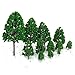22 PCS 3-16 cm Green Model Trees Train Scenery Layout
