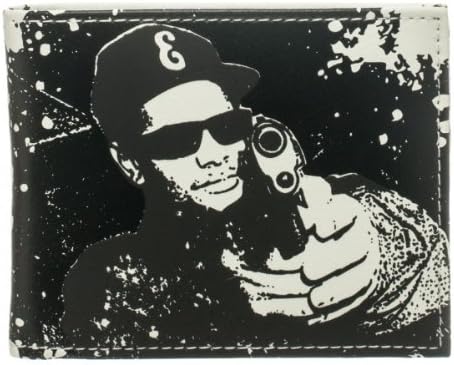 Eazy-E Compton White Bi-Fold Wallet
