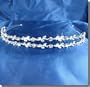 Bridal Wedding Tiara Crown Double Band With Leaves C5346