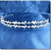 Bridal Wedding Tiara Crown Double Band With Leaves C5346
