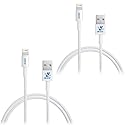 2-Pack Apple MFI Certified 3-Ft Lightning Cable