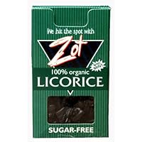 ZOT 100% Organic Licorice with Mint, 0.4-Ounce Flip Top Boxes (Pack of 6)