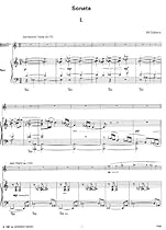 Sonata for Soprano or Tenor Saxophone and Piano by Bill Dobbins Sonata for Soprano or Tenor Saxophone and Piano by Bill Dobbins