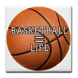 Tile Coaster (Set 4) Basketball Equals Life