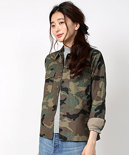 (フリークスストア) FREAK'S STORE バックサテンファティーグシャツ 30088801160