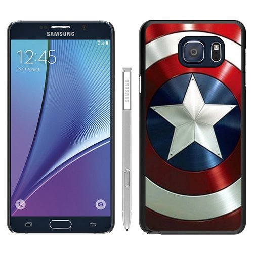 Popular Samsung Galaxy Note 5 Case ,Fashionable And Unique Designed Case With Captain America Black Samsung Galaxy Note 5 Cover High Quality Phone Case