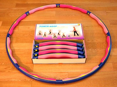 Weighted Sports Hula Hoop for Weight Loss - Power Hoop 5 Lb. Box Package