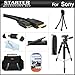 Starter Accessories Kit For Sony Alpha SLT-A58K, a58, SLT-A99V, SLT-A65, SLT-A77, SLT-A57 DSLR Camera Includes Deluxe Carrying Case + 57 Tripod With Case + Mini HDMI Cable + USB 2.0 Card Reader + LCD Screen Protectors + Mini TableTop Tripod + More