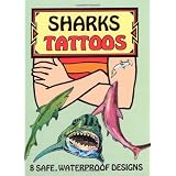 Sharks Tattoos (Dover Tattoos) (Paperback)