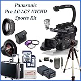Panasonic AG-AC7 Shoulder-Mount AVCHD Camcorder w/ SSE "Sports Kit" Featuri ....