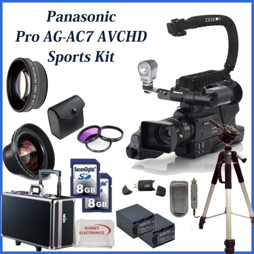 Panasonic AG-AC7 Shoulder-Mount AVCHD Camcorder w/ SSE 